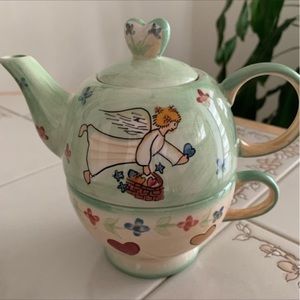 Mesa Intl Teapot & Stackable Angel Theme